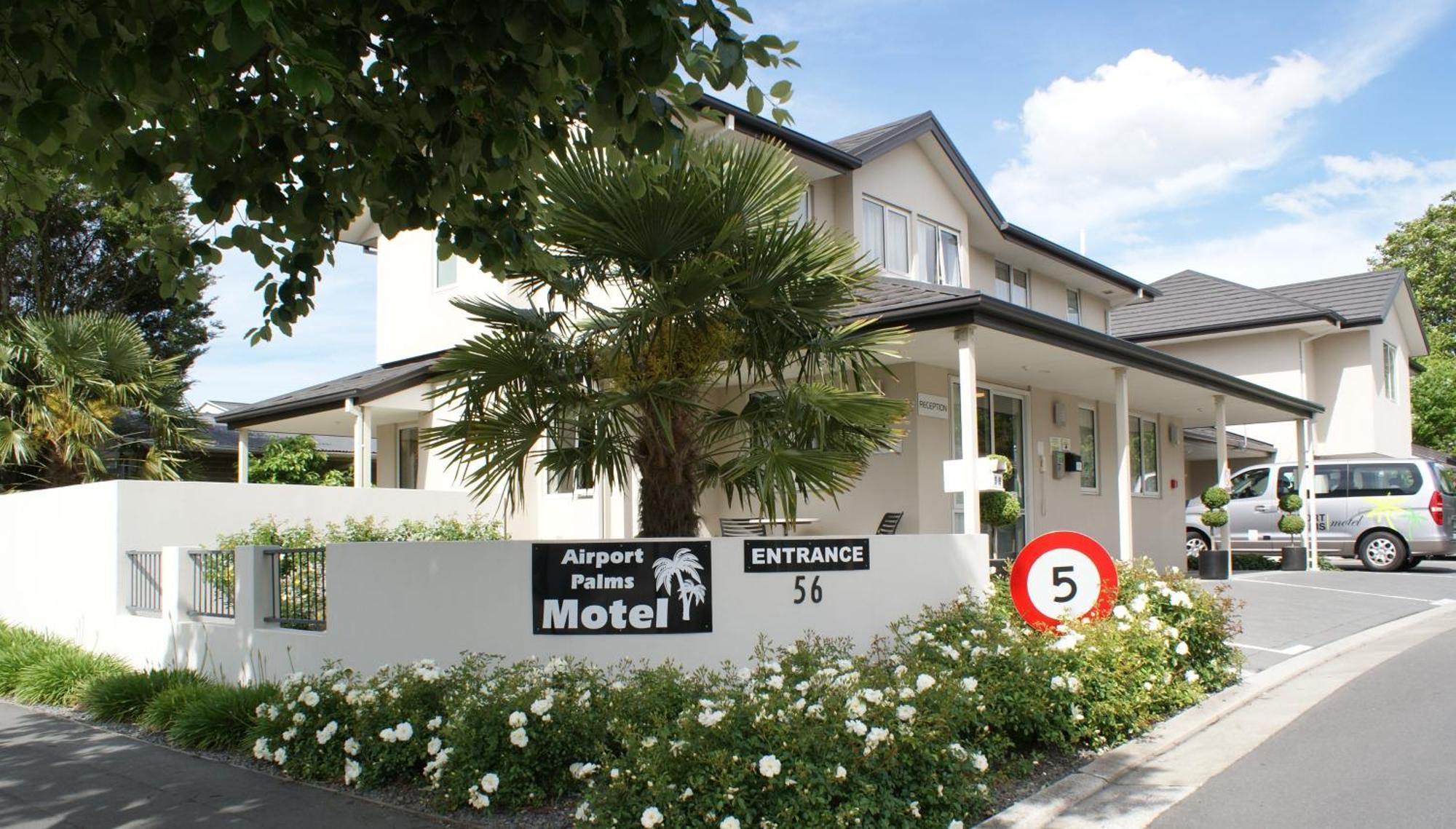 Airport Palms Motel ไครสต์เชิร์ช ภายนอก รูปภาพ