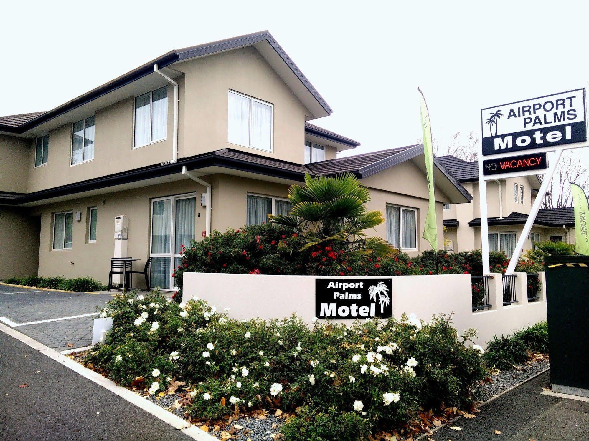 Airport Palms Motel ไครสต์เชิร์ช ภายนอก รูปภาพ